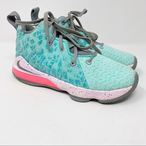 Nike Other - Nike Lebron XVII “South Beach” Sneakers Size 1 Youth